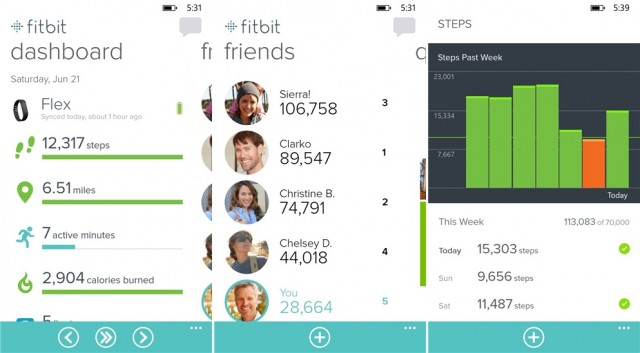 Fitbit for Windows Phone