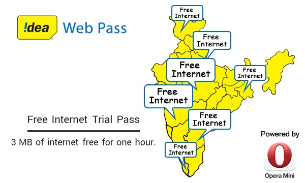 Idea Opera Mini Web Pass