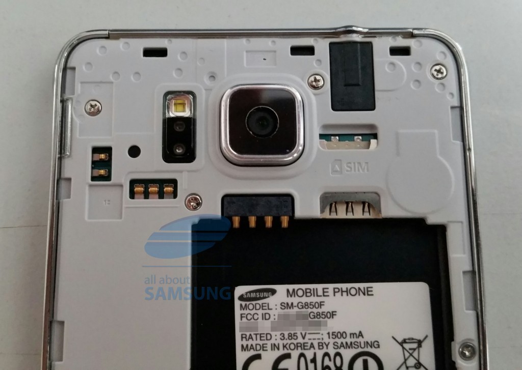 Galaxy Alpha specs leak 2