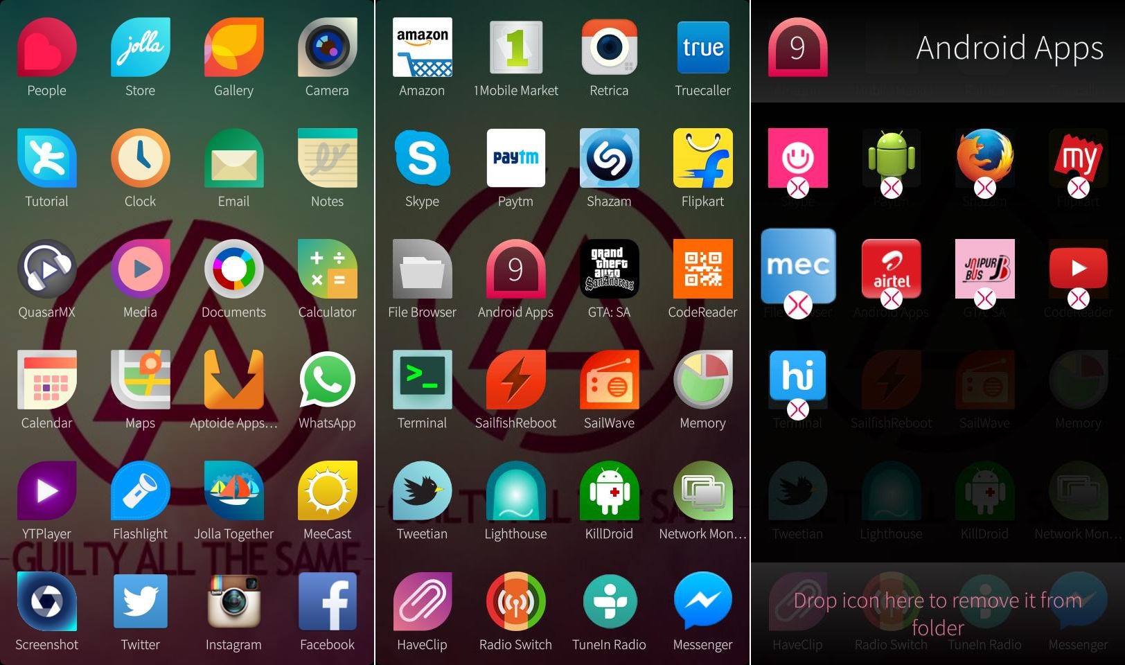 Sailfish os иконки
