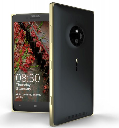 Gold Lumia 830