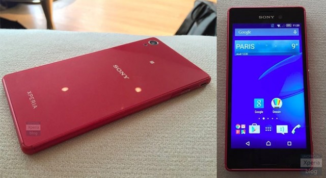 Sony Xperia M4 Aqua leak