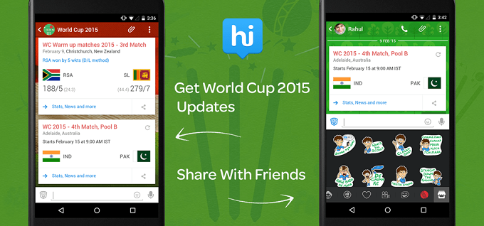 Hike partners with CricBuzz, brings Cricket World Cup updates to users