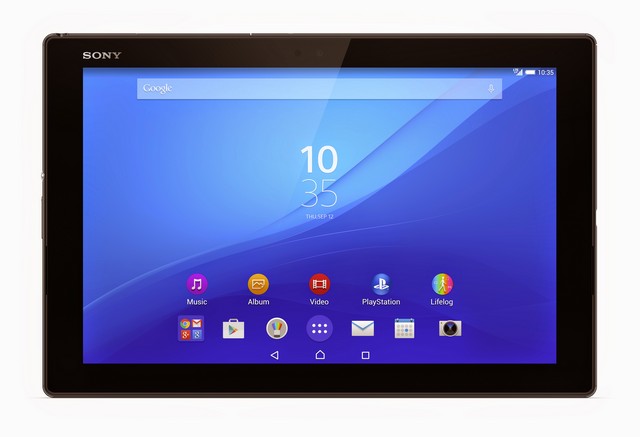 Sony Xperia Z4 tablet front