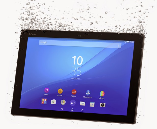 Sony Xperia z4 tablet waterproof