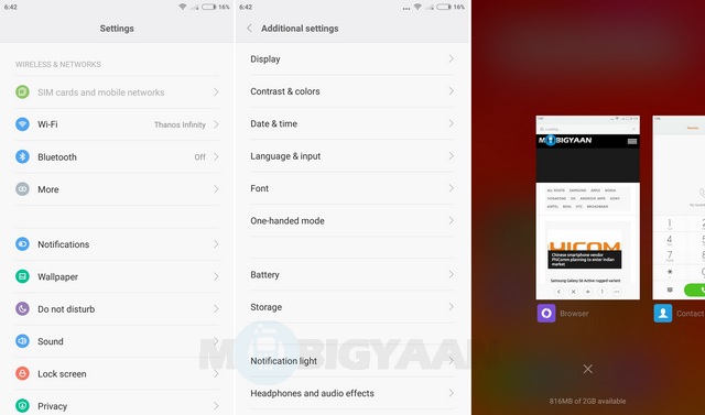 Xiaomi Mi 4i Review User Interface 3