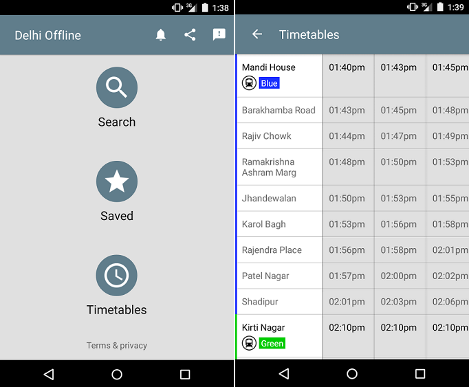 Delhi's new Public Transport App from Google (4)