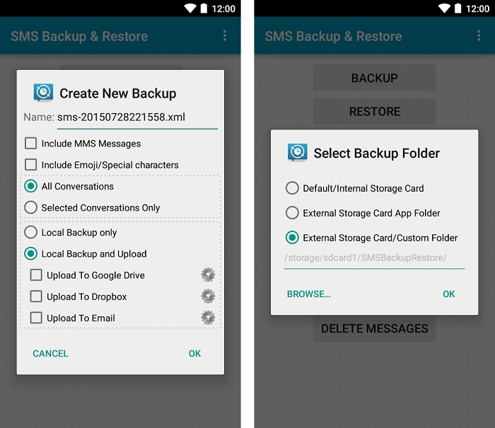 How to backup sms and restore then on android (2)
