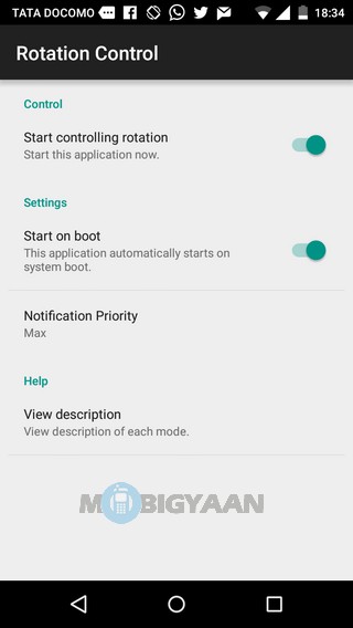 Force screen orientation of Android devices