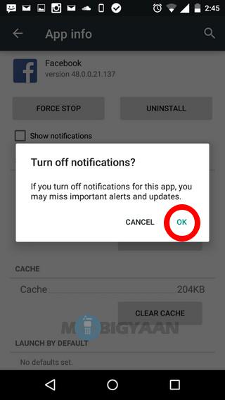 How to stop unwanted notifications on Android (5)