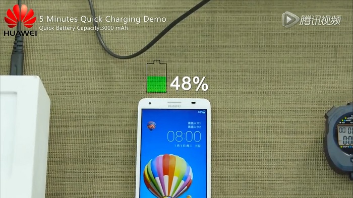 Huawei's quick charging technology charges 50% battery in 5 minutes 2 huawei-five-minute-quick-charging-demo