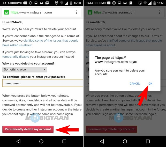 How to Delete Instagram Account [iOS] [Android] [Guide] (3)