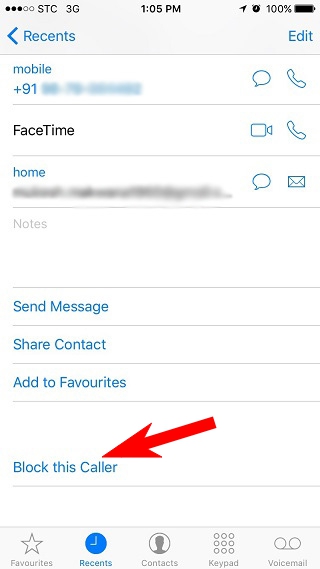 How to block phone numbers on iPhone (3)