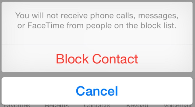 How to block phone numbers on iPhone