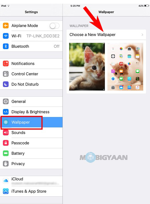 How to change the wallpaper on iPad [iOS] (2)