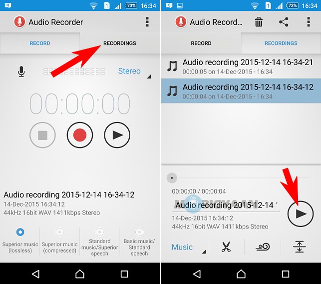 How to record voice on Android (3)