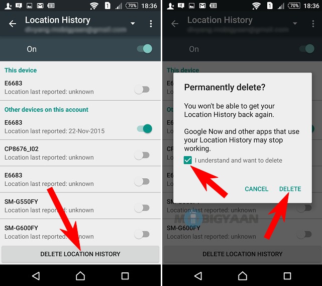 How to remove Google location history from your phone [Android] [Guide] (1)