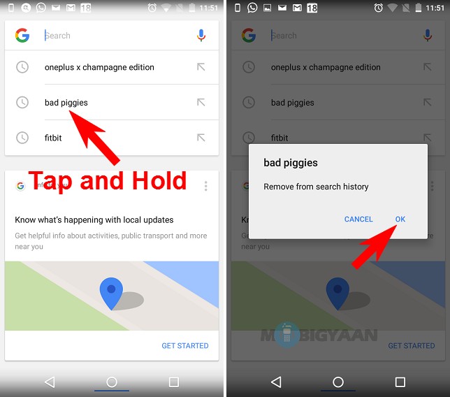 How to remove Google search history on Android (5)