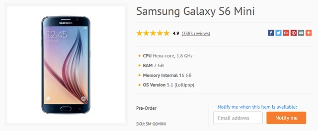 Samsung-Galaxy-S6-mini-online-listed