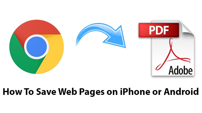 How to save web pages on iPhone or Android