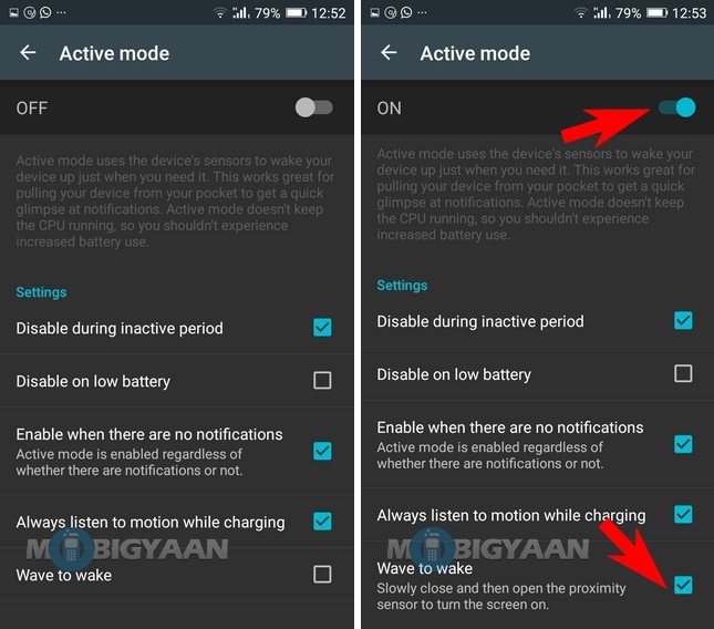 How to check notifications without unlocking the device