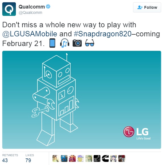 lg-g5-snapdragon-820-confirmation-qualcomm-tweet