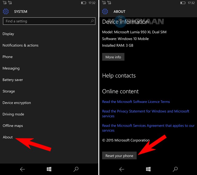 How to reset Microsoft Lumia 950 XL [Guide] (2)