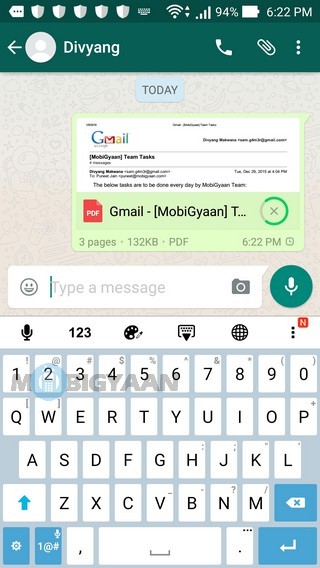 share pdf documents on whatsapp