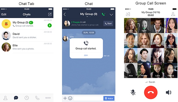 LINE-group-calling-feature