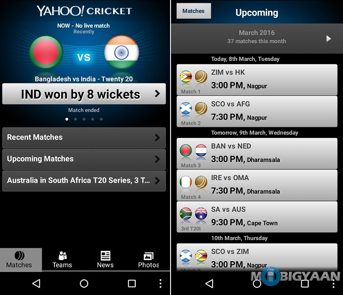 6 apps to track live cricket scores - ICC World T20 India 2016