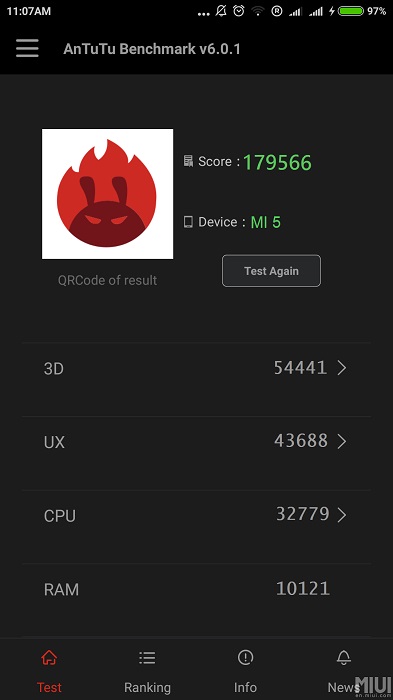 xiaomi mi 5 antutu