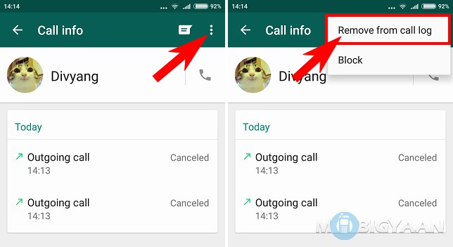 How to clear WhatsApp call logs (4)