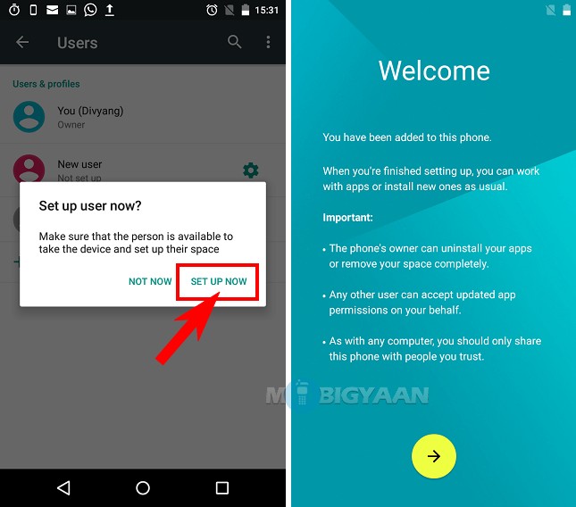 How to create user accounts on Android [Guide] (3)
