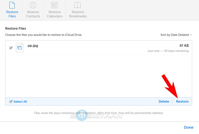 How to recover Deleted Files from iCloud [iOS Guide] (4)