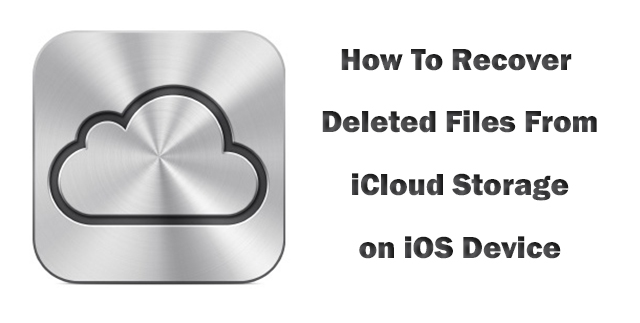 How to recover Deleted Files from iCloud [iOS Guide] (6)