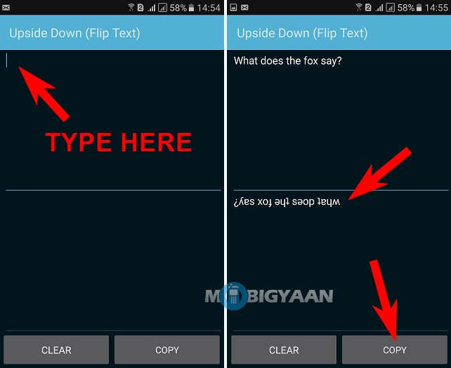 How to type upside down text [Android Guide] (1)