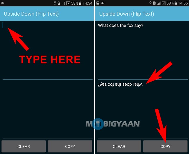 How to type upside down text [Android Guide] (1)