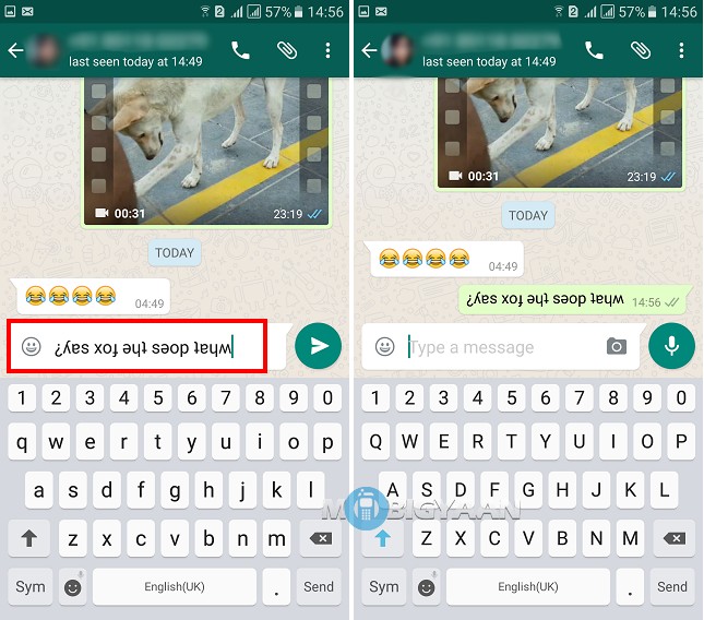 How to type upside down text [Android Guide] (3)