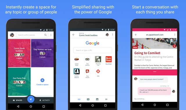 Google-Spaces-app