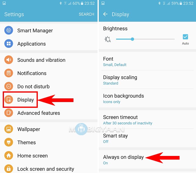 How to disable Always ON display on Samsung Galaxy S7 (4)