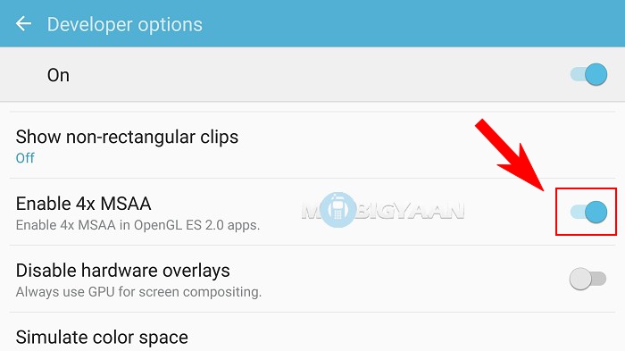 developer options on android (5)