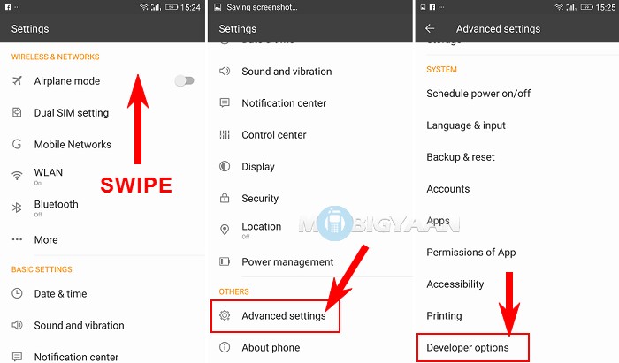 enable usb debugging android