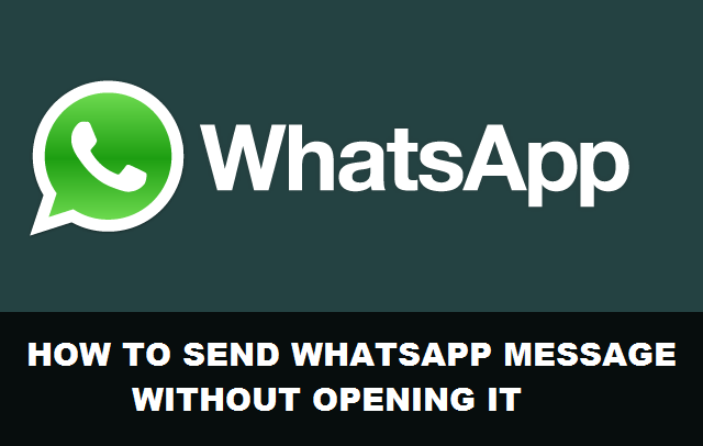 How to send WhatsApp message without opening it [Guide] (1)
