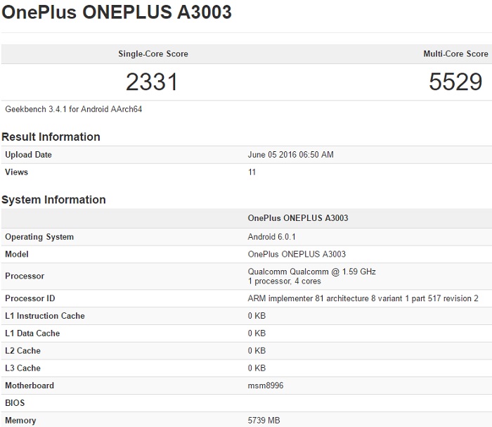 oneplus-3-a3003-geekbench