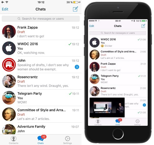 Telegram updated with Drafts, Picture-in-Picture and more 1 telegram-update-drafts-picture-in-picture