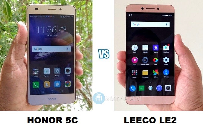 LeEco Le 2 vs Honor 5C