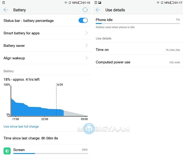 leeco le 2 battery