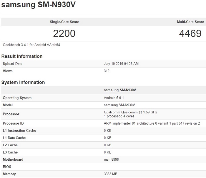 samsung-galaxy-note7-verizon-geekbench