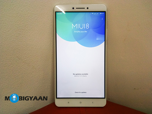 xiaomi mi max review front side