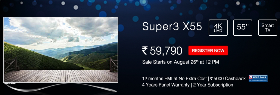 Leeco offer supertv3